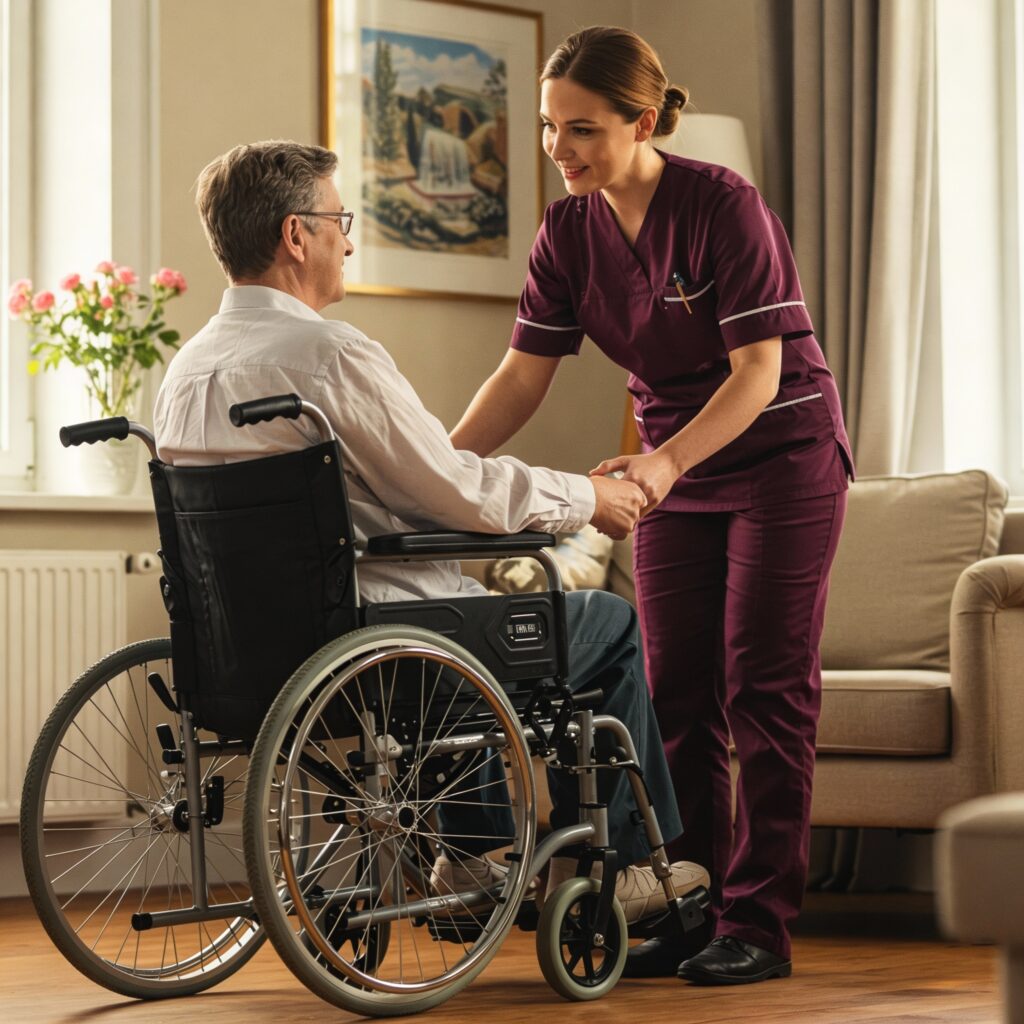 Cuidado a domicilio ELA